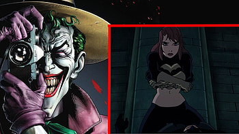 The Killing Joke (ÃldÃ¼ren Åaka) - Batman,Batgirl Kiss Scene (ÃpÃ¼Åme Sahnesi) HD wallpaper